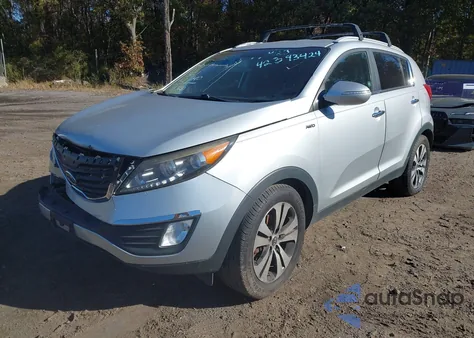 2012 Kia Sportage Ex из США, поврежденный, VIN KNDPCCA21C7325033